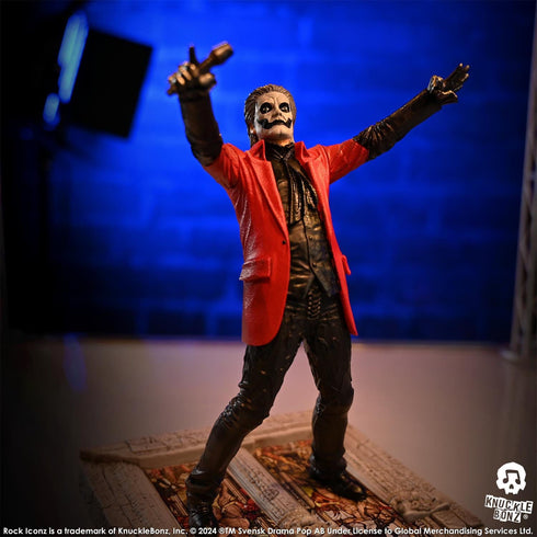 Knucklebonz Ghost Rock Iconz Papa Emeritus IV Statue